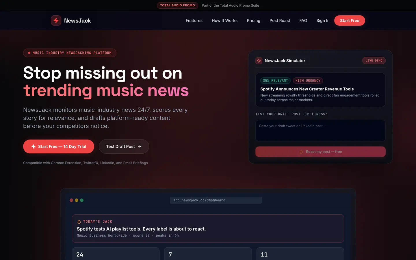 Newsjack newsjacking alert monitor