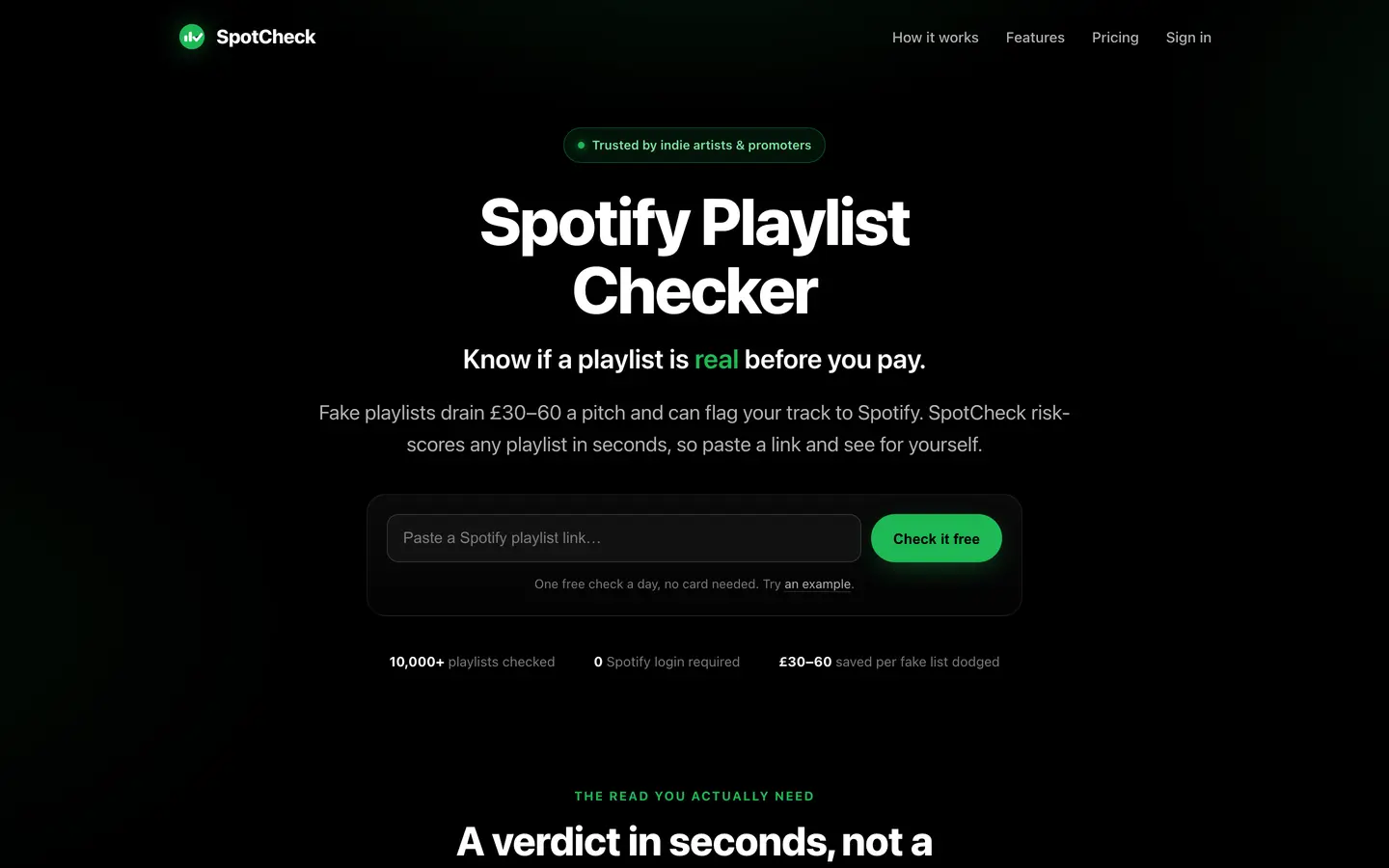 SpotCheck curator validation dashboard